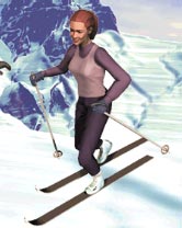 skiing